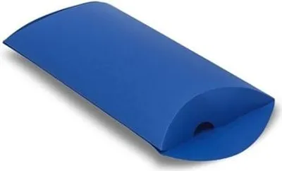Zdjęcie produktu dla Pudełko ozd. Poduszka 250x165x50 Niebieskie 10szt