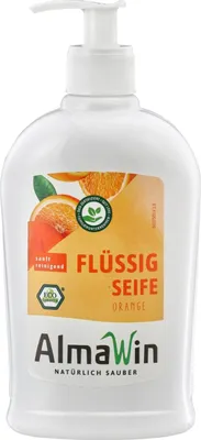Zdjęcie produktu dla MYDŁO W PŁYNIE POMARAŃCZA ECO 500 ml - ALMAWIN