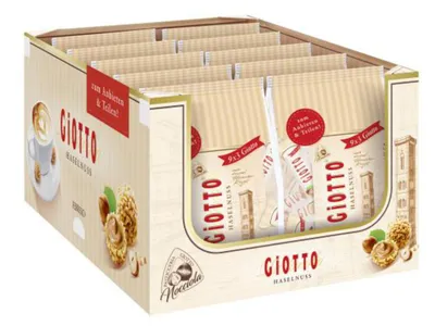 Multi Verpackungsbild Giotto 9x3 Mini Gebäck Kugeln mit Waffelhülle 116g 10er Pack