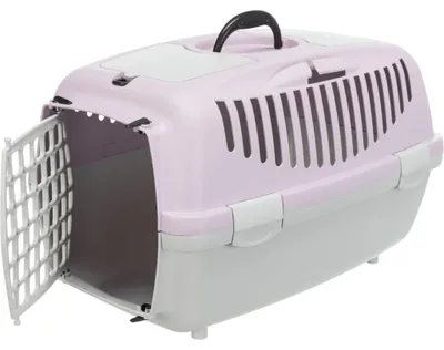 Produktbild von TRIXIE Capri 1 & 2 Transportbox für kleine Hunden und Katzen aus Kunststoff - 37 × 34 × 55 cm