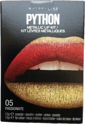 Produktbild von Maybelline Lip python Duo - 5 Passionate - Lipstick, Rot, Passionate, #8c2224 #894947, 13 mm, 53 mm, 76 mm