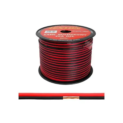 Obrázok produktu pre Reprokábel 2x0,75mm KLS0,75 červeno-čierny