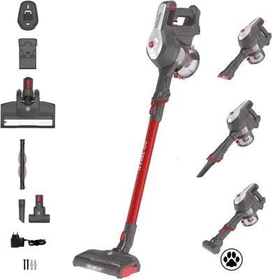 Produktbild von Hoover Hand-und Stielstaubsauger 100 PETS Akku Staubsauger ohne Beutel + Tierdüse, Bodenstaubsauger, Beutellos, Kabellos