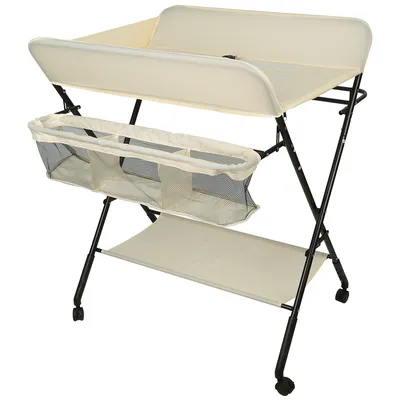 Produktbild von Klappbar Wickeltisch Wickelauflage Kommode  Baby Kind Unterlage Wickeln Rosa