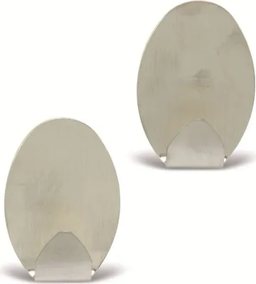 Produktbild von KRAFTMANN 88230 Edelstahl-Klebehaken 2-tlg., 3,5 x 5 cm Traglast max. 1,0 kg