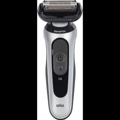 Produktbild von Braun Series 6 62-S7650cc, Folienschaber, Silber, Tasten, Akku, Lithium-Ion (Li-Ion), Integrierte Batterie