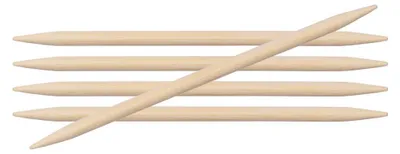 Produktbild von KnitPro Bamboo Sockennadeln 20 cm 8,00 mm – 3 Stück
