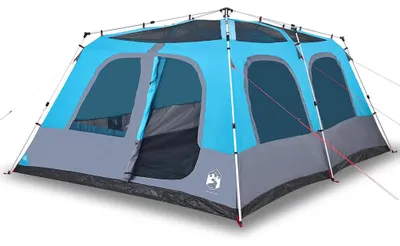 Immagine prodotto di vidaXL Tenda familiare a cupola 10 persone blu sgancio rapido