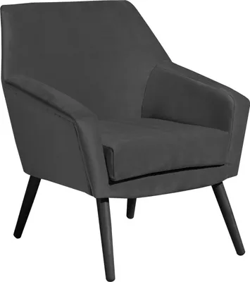 Produktbild von Max Winzer Sessel Alegro - Samtvelours anthrazit - Maße: 67 x 71 x 81 cm