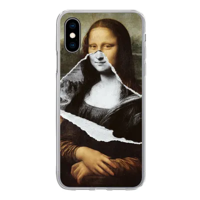Produktbild von MuchoWow® Handyhülle Schutzhülle Hülle für iPhone X Mona Lisa - Da Vinci - Kunst Silikon Softcase Handy Hülle - Handyhülle