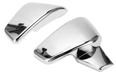Image de Cache latéral de batterie pour moto (côté gauche/droite) - Protection de carénage - Décoration stylée pour VT600, VT600C, VT600CD (1999-2007) - Chrome