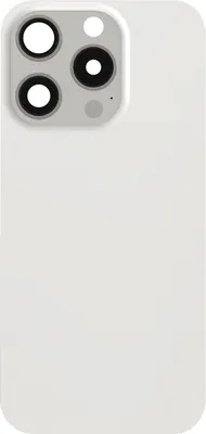 Produktbild von Clappio, Ersatz-Rückseitenglas mit MagSafe für Apple iPhone 15 Pro Max, Weiß
