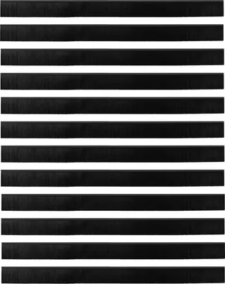 Produktbild von vidaXL Selbstklebende Türbürstendichtungen 12 pcs Schwarz 100 cm
