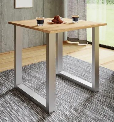Produktbild von VCM Premium Holz Esstisch | H. 76 x B. 80 x T. 50 cm | Küchentisch Speisetisch Tisch Xona U