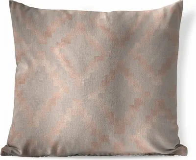 Produktbild von MuchoWow® Zierkissen Sofakissen Wohnzimmer Dekokissen 50x50 cm Block - Rosa - Muster - Komfort - Sofakissen