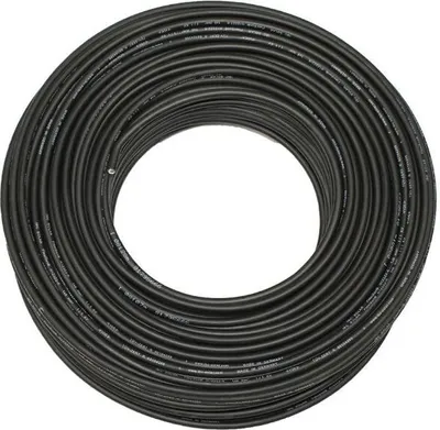 Produktbild von Solarkabel Solarleitung Kupfer H1Z2Z2-K  4mm²  Photovoltaik METERWARE Schwarz