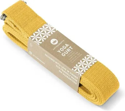 Immagine prodotto di Cinghia da yoga con chiusura in metallo, 100% cotone, per principianti e avanzati, 250 x 3,8 cm