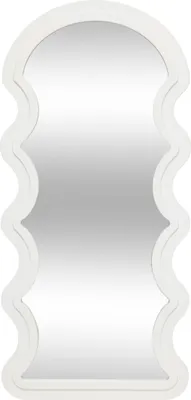Produktbild von Wellenspiegel "emily" weiß 114x54cm  - Atmosphera créateur d'intérieur