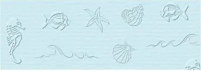 Produktbild von Prägekarton Elegance 220g/qm 23x32cm VE=5 Blatt Maritim hellblau