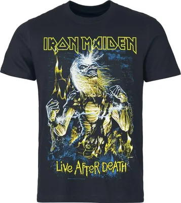 Produktbild von Iron Maiden T-Shirt Herren Live After Death schwarz L