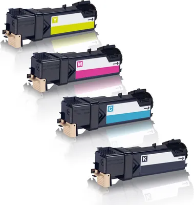 Produktbild von 4x kompatible Tonerkartuschen für Xerox Workcentre 6500Series Workcentre 6505DN Workcentre 6505N Black Cyan Magenta Yellow 106R01334 106R01333 106R01332 106R01331 - Color Line Serie