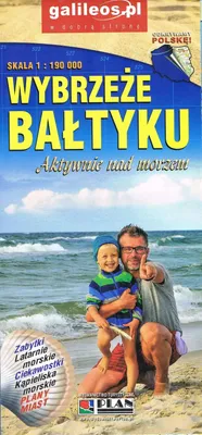 Produktbild von Ostseeküste 1:190.000. Straßen- und Touristenkarte. Ausgabe 2024. Galileos