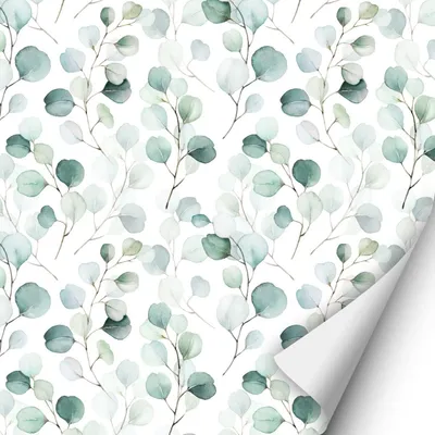 Produktbild von 2 x 0,9 m Selbstklebende Folie - Blumen Design für Möbel