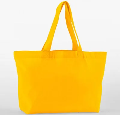 Immagine prodotto di Westford Mill W695 | Borsa shopper in twill organico EarthAware® - Colore: Girasole - Dimensioni: 44 x 37 x 16 cm