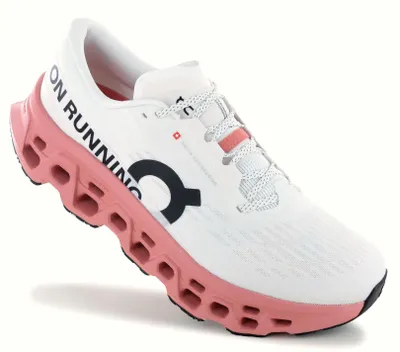 Immagine prodotto di ON Running Cloudmonster 3 - Scarpe da corsa da uomo, colore avorio-rosa cipria, codice prodotto 3MG10056015, taglia EU 45, taglia US 11