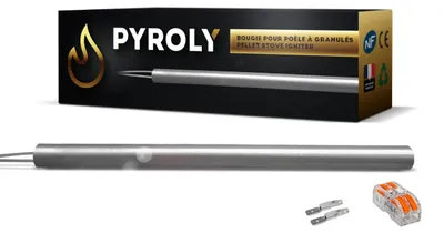 Productafbeelding van PYROLY bougie voor pelletkachels van het merk Caminetti MONTEGRAPPA (180 mm – Ø9,9 mm – 320 W)