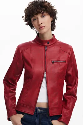 Obrázok produktu pre Desigual Ladies Jacket Red : Veľkosť - L Veľkosť: L