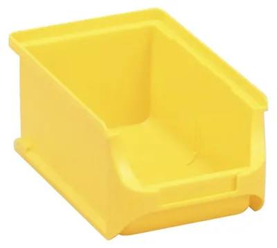 Produktbild von allit 456206 2, gelb, ProfiPlus, Transportbox | Stapelbox | Größe 2, 160x102x75 mm, (1er Pack)