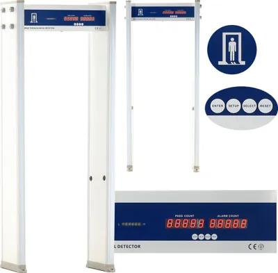 Obrázek produktu pro Brána pro detekci kovu s digitálním displejem a nastavitelnou citlivostí Z-400M
