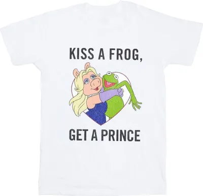Produktbild von Disney - "The Muppets Kiss A Frog" T-Shirt für Damen BI41124 (M) (Weiß)