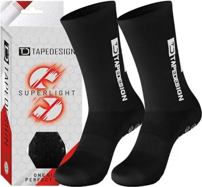 Obrázek produktu pro Tape Design Superlight Non-slip Long Socks Black EU 37-48 Men,Women Black EU 37-48