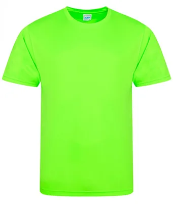 Produktbild von Just Cool JC020 | Herren Cool Smooth T / UV-Schutzfaktor 30+ - Farbe: Electric Green - Größe: 3XL