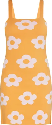 Image de Robe SWIRLY pour femmes - orange, L