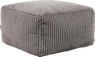 Produktbild von Kordellierter Sitzsack - Holzkohle - Sitzbank