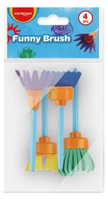Productafbeelding van Creatieve penselen, 4 stuks - Keyroad