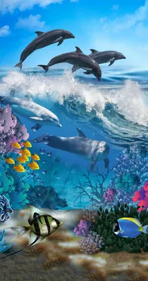 Produktbild von Beach towel Good Morning 75x150 cm - delphins