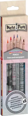 Obrázek produktu pro Barevné tužky NewPen Eco po 2 barvách, balení 6 kusů