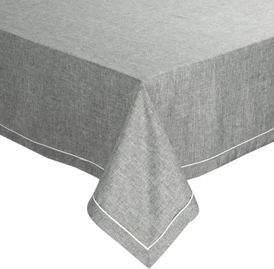 Produktbild von EUROFIRANY | Tischdecke - 140 x 180 cm - graues Tischtuch - Klassisch und Stilvoll