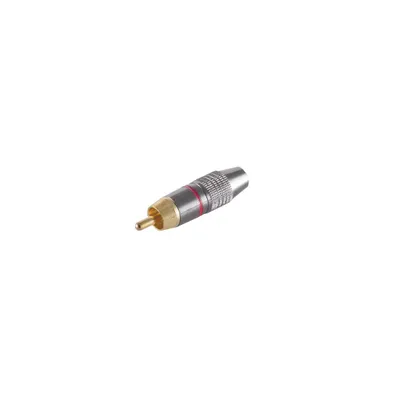 Productafbeelding van Shiverpeaks BS52024-R, RCA-connector, zilverkleurig, rechte uitvoering, metaal, 1 stuk