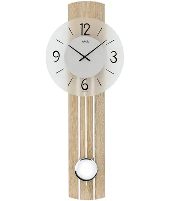 Immagine prodotto di Orologio a pendolo con applicazione moderna in cromo - AMS Modello: 7274