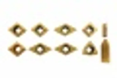 Produktbild von PAULIMOT Schneidplatten für die Drehmeißel-Sets 16 mm und 20 mm, 10-teilig