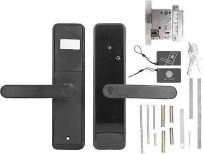 Produktbild von Intelligentes Fingerabdruck-Schloss, Schlüsselloser Zugang, Fingerabdruck-Türschloss mit Tastatur, Sicherheit, Anti-Prying-Alarm, Unterstützung für