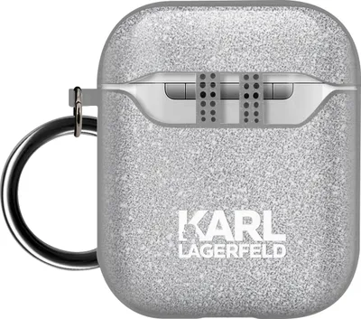 Obrázok produktu pre Karl Lagerfeld Kla2Uchgk Airpods 1/2 Cover Czarny/Black Glitter Choupette