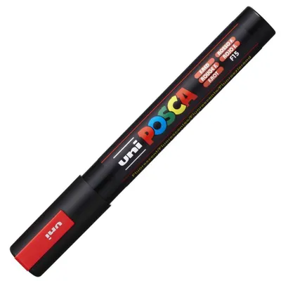 Obrázek produktu pro Posca unikátní popisovač PC-5M 2,5 mm fluo-červený
