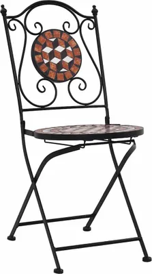 Produktbild von vidaXL Bistrostühle Mosaik 2 Stk. Keramik Braun