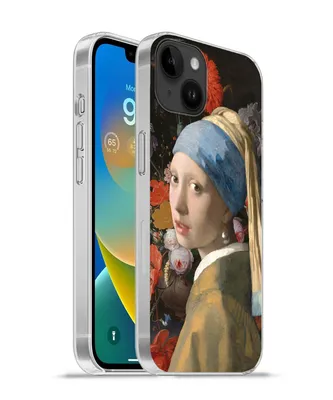 Produktbild von MuchoWow® Handyhülle Schutzhülle Hülle für Apple iPhone 14 Plus - Soft case Malerei - Blumen - Regenbogen Silikon Softcase Handy Hülle - Abbildung